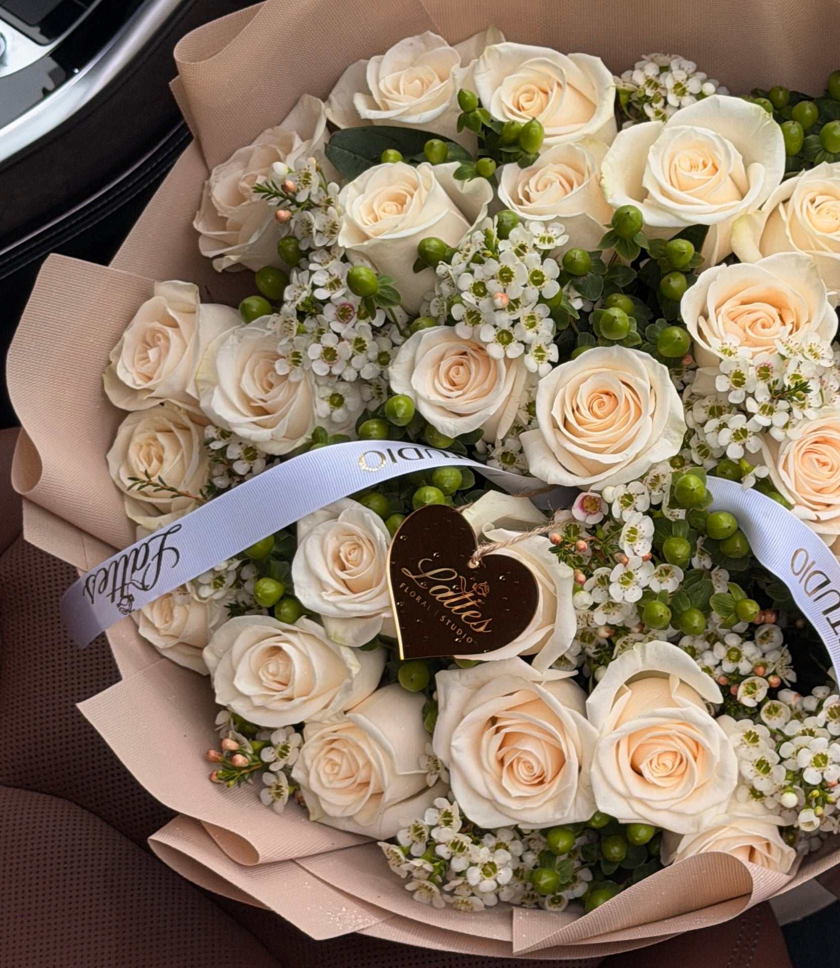 Luxury White Flower Arrangement Delivered in Santa Ana