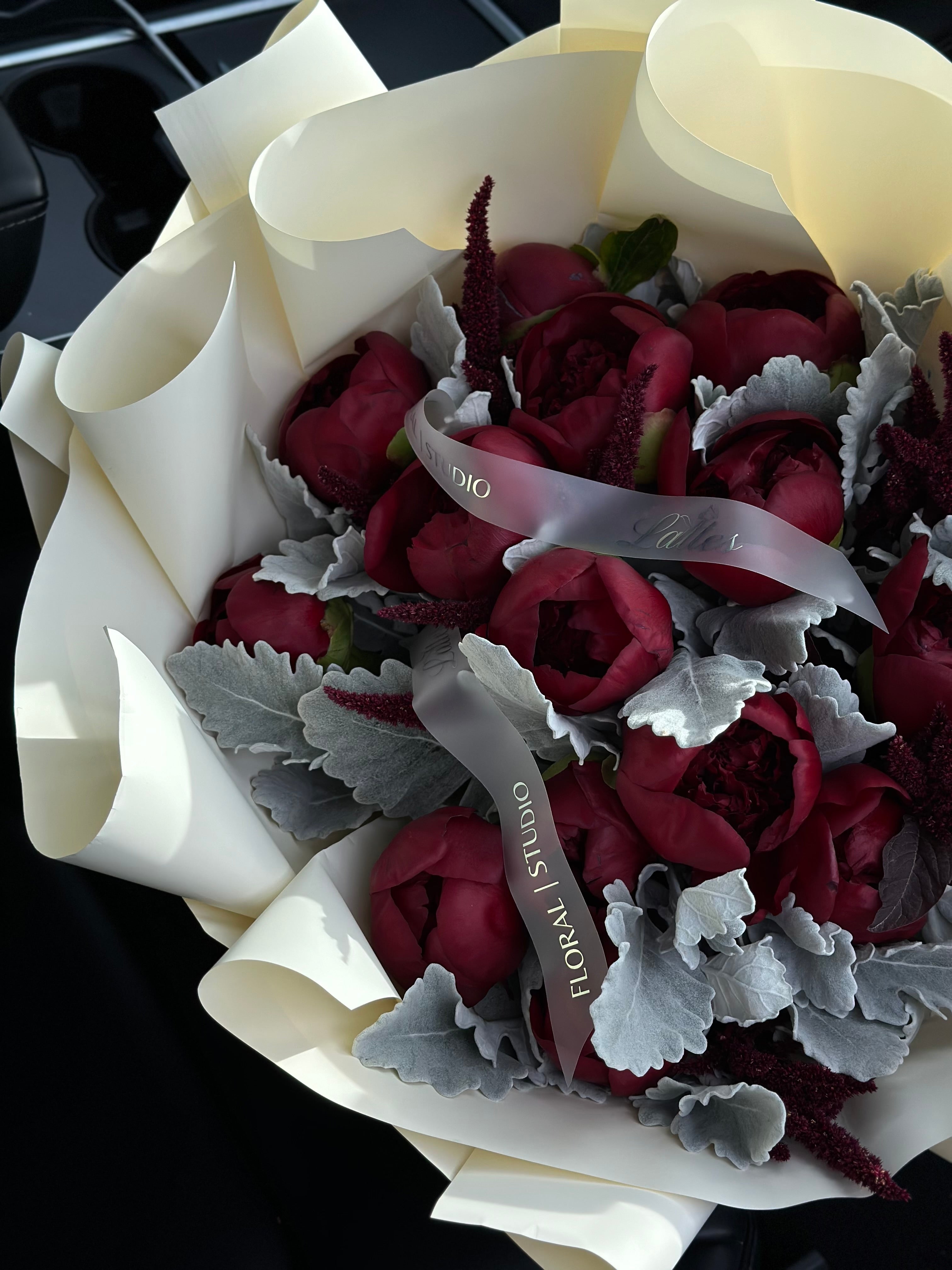 Velvet Passion – Peonies and Dusty Accents