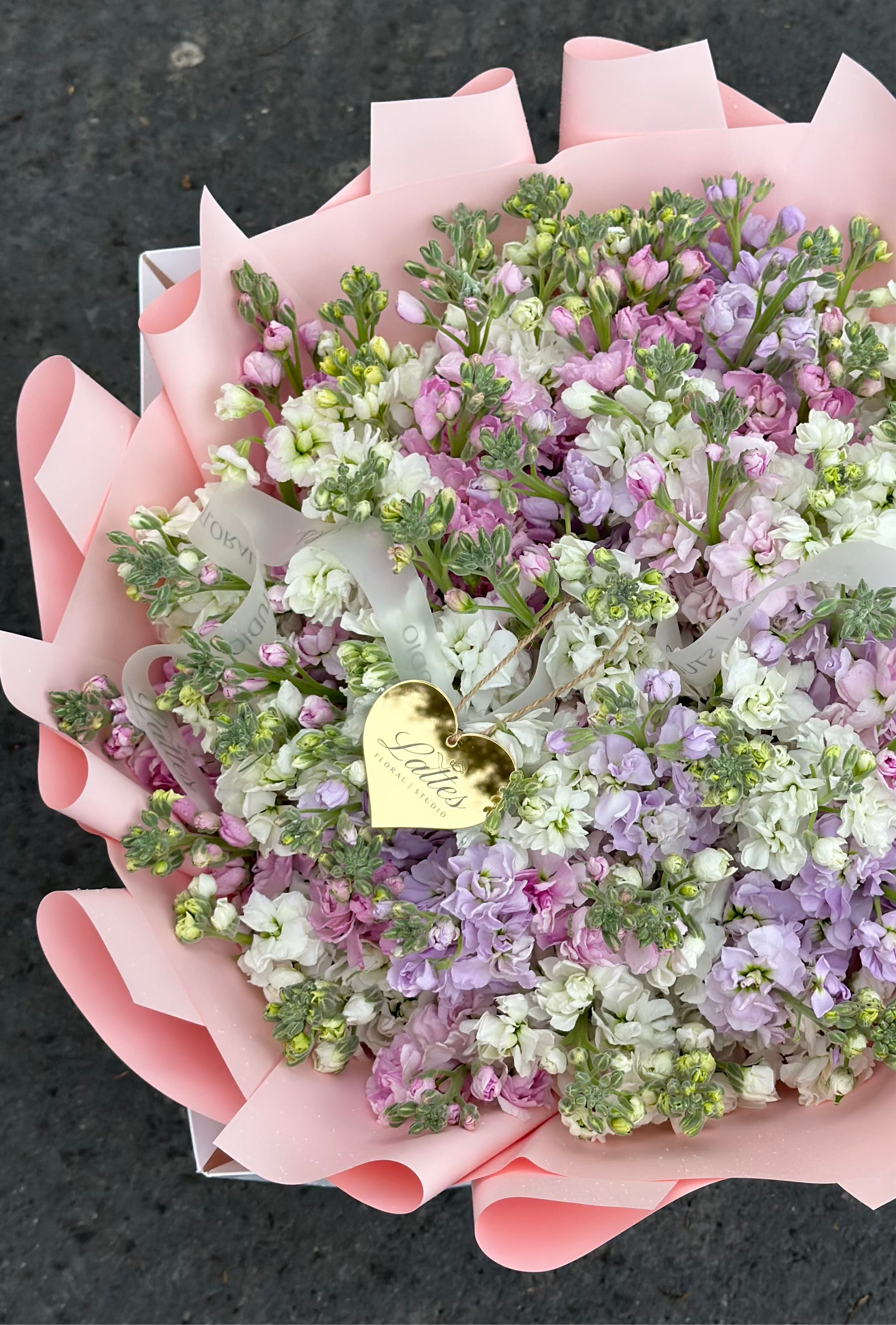 Spring Serenade – Pastel Stock Flower Bouquet
