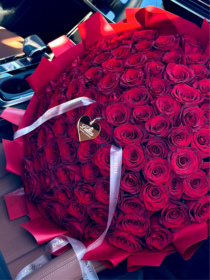 Luxury Red Roses Bouquet