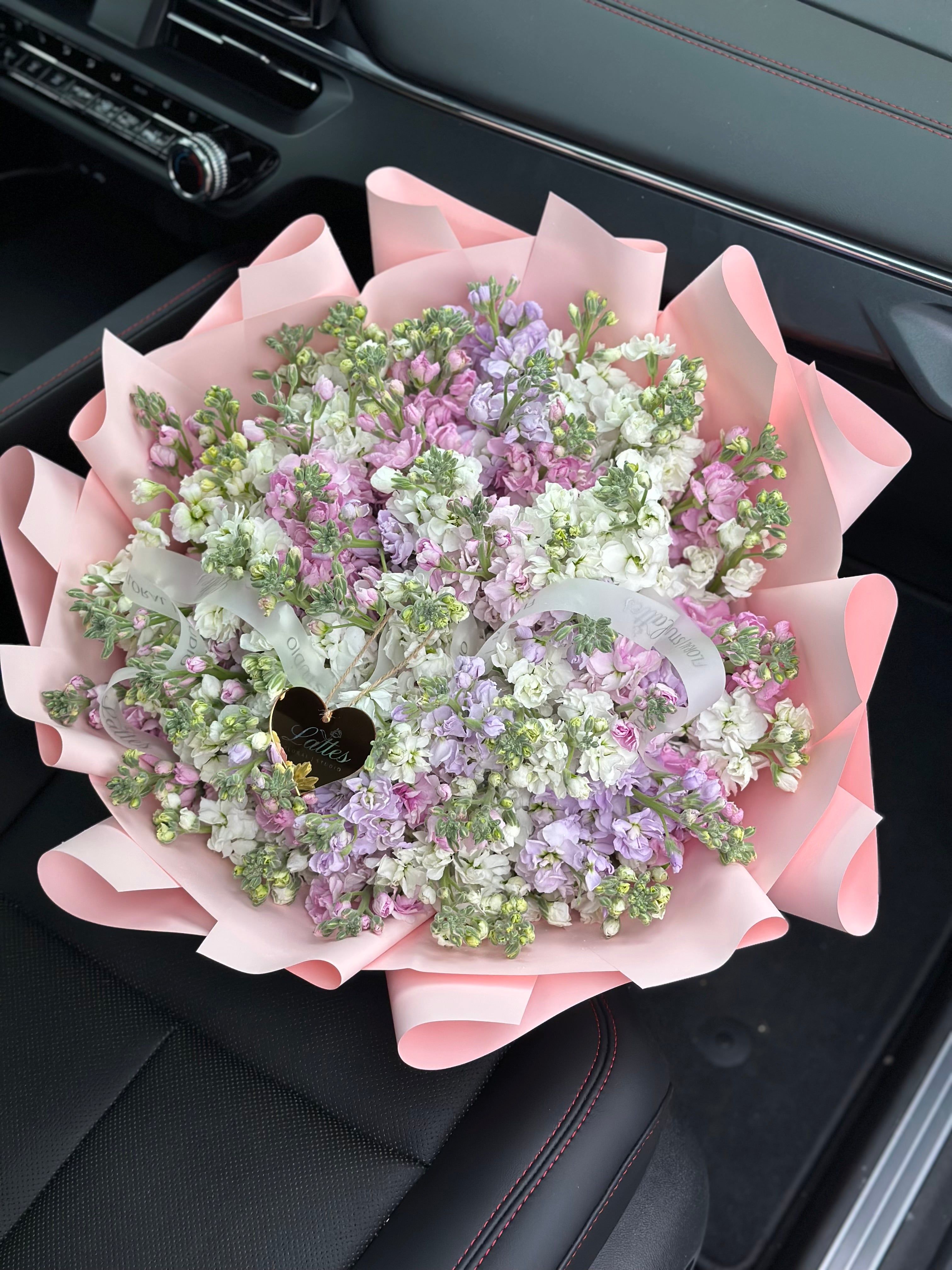 Spring Serenade – Pastel Stock Flower Bouquet