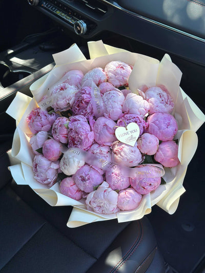 Peony Love – Pink Peonies Bouquet