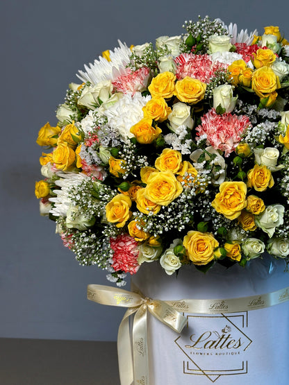 Yellow Glow – Flower Box