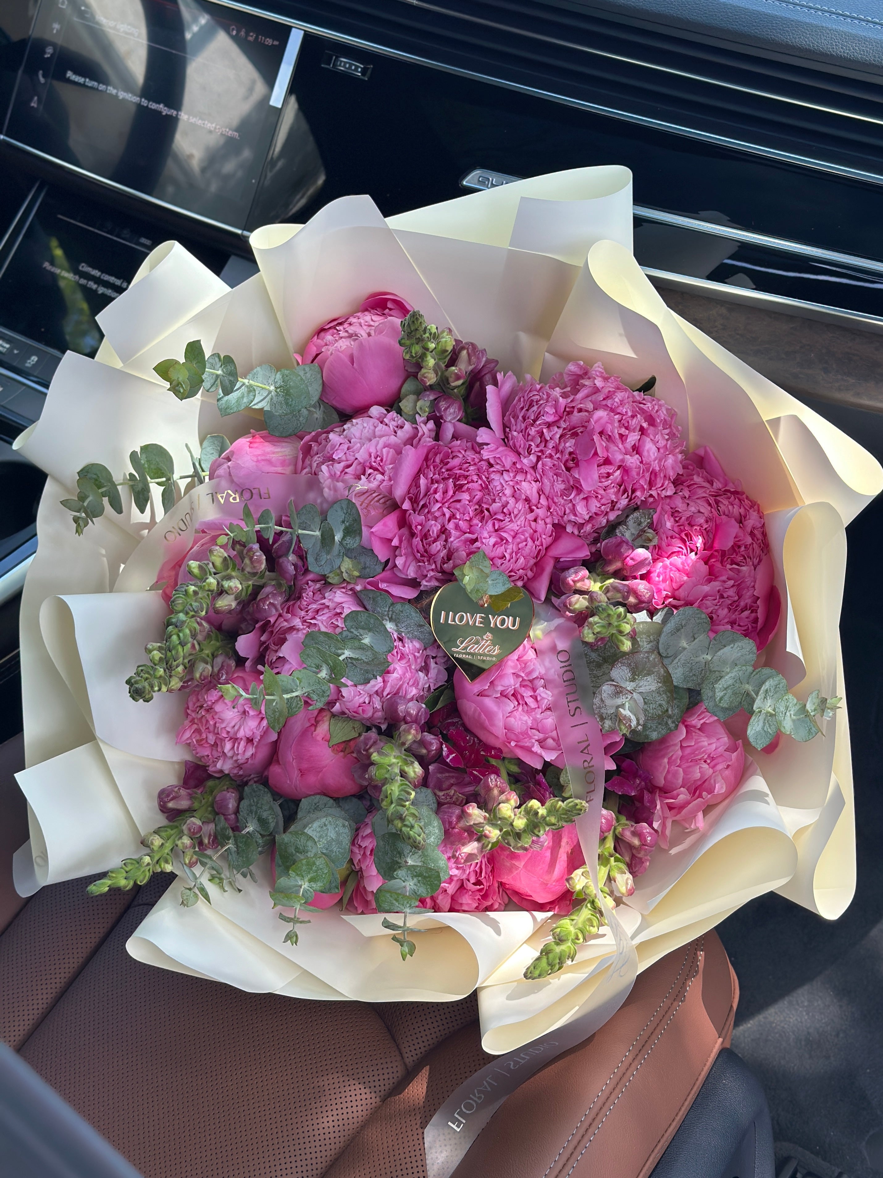 Wild Peony Garden – Peonies & Greenery Bouquet