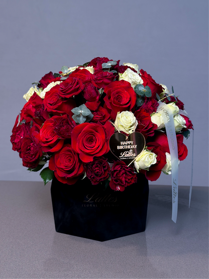 Passion & Elegance – Red Roses | Flower Box