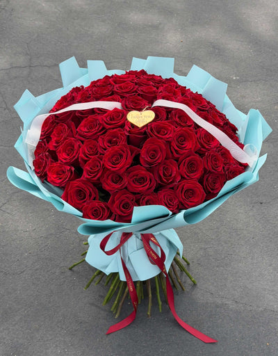 Luxury Red Roses Bouquet
