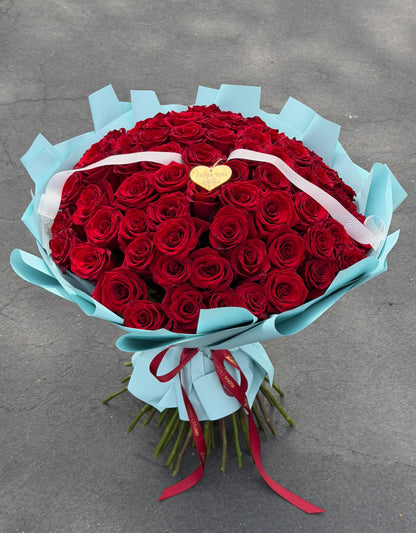 Luxury Red Roses Bouquet