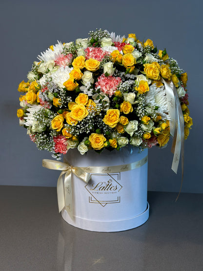 Yellow Glow – Flower Box