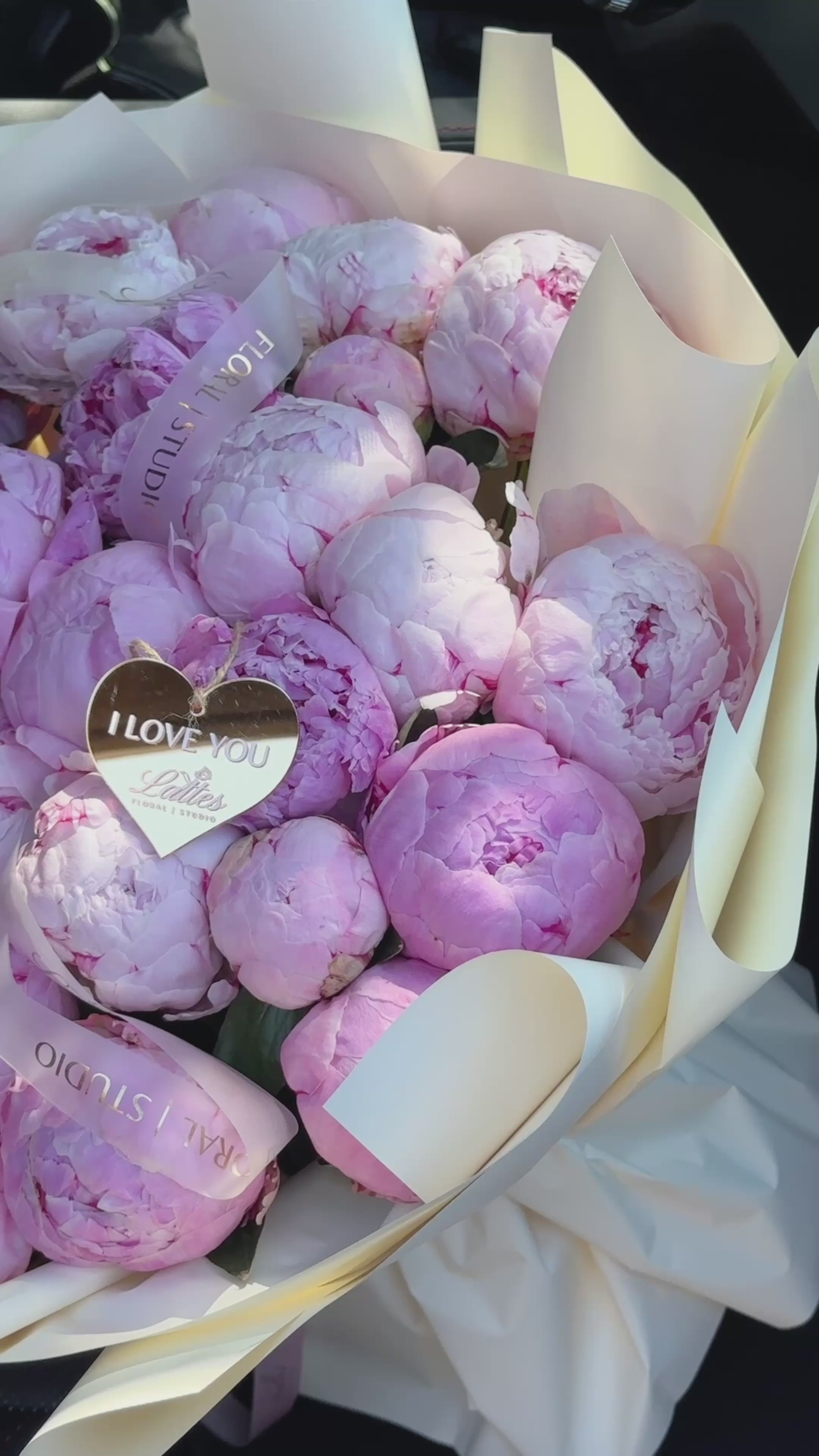 Peony Love – Pink Peonies Bouquet