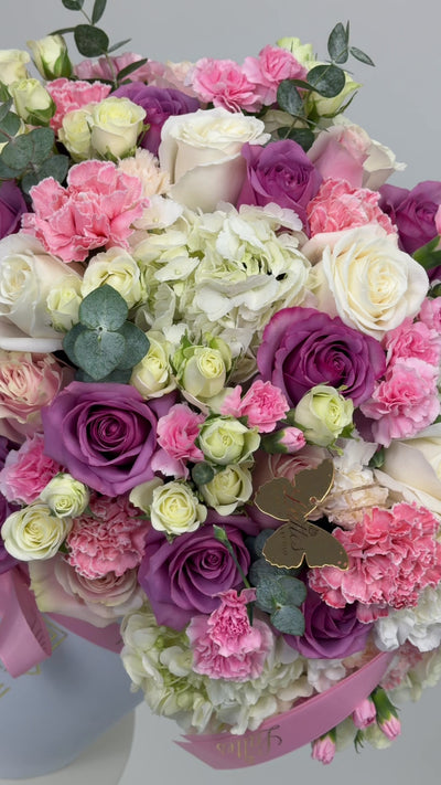Lavender Dream - Flower Box Arrangement